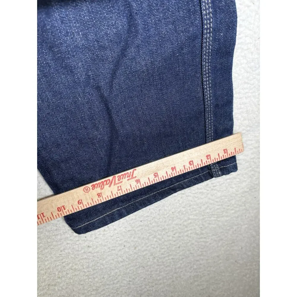 Dickies FR Jeans Mens 36x28 Blue Denim Flame Resistant Workwear 2112 Cat 2